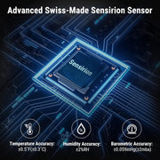 ThermoPro TP280 1000FT Home Weather Stations Wireless Indoor Outdoor Black